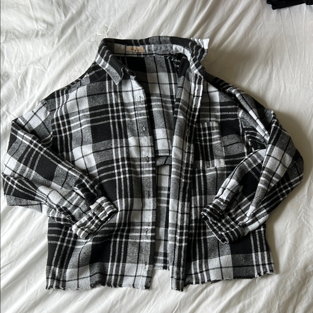 Black and White flannel